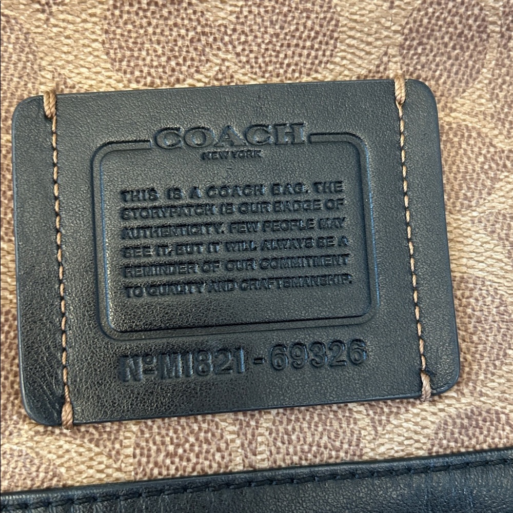 Coach Drawstring Bag. Please Read. - image 3